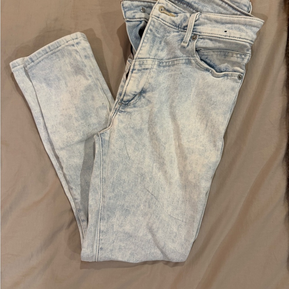 Abercrombie Simone high rise ankle cut jeans